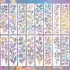 Modelos Populares de Pintura de Flores e Plantas da Amazon, Pranchas de Desenho Graffiti Decorativo DIY Feitas à Mão, Modelos Vazados de Estêncil para Rastreamento