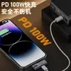 Adaptador OTG de porta C dupla com suporte para expansão USB 3.0 e carregamento simultâneo de 100W