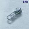 Zíper YKK Não. Zíper de metal com 5 dentes e cabeça de zíper automática quadrada para carcela de roupas e botas