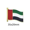 Insígnia de metal com bandeira dos Emirados Árabes Unidos transfronteiriça acessórios de vestuário presentes adesivos para celular fabricantes de origem atacado personalização