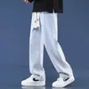 Pantalones Vaqueros para Hombre 2026 Nueva Marca de Moda Sueltos Rectos Pierna Ancha Casual Largos Resistentes al Desgaste Protección Laboral Pantalones de Trabajo para Hombre