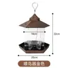 Suporte Pendente de Dendróbio Verde Rack para Varanda Pátio Gancho de Vaso de Flores de Ferro Cesta Pendente Decorativa Externa Rack para Vasos de Flores