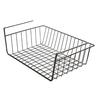Cesta de Almacenamiento para Mesa de Dormitorio Partición Cesta Inferior para Colgar Estante de Almacenamiento de Hierro Armario de Dormitorio Escritorio Estante de Almacenamiento en Capas