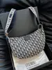 Bolsa Bordada con Correa Ancha, Bolso Cruzado de Hombro Único, Bolso Tipo Dumpling para Mujer, Bolso de Mujer al por Mayor Transfronterizo, Bolso de Tela de Alta Gama, Envío Directo de una Pieza