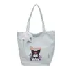 Bolso de Lona Nuevo Estilo Coreano, Bolso Cruzado de Hombro para Estudiantes, Gran Capacidad, Lindo Bolso de Mano para Viajes, Bolso Tote Versátil