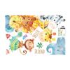 Acuarela Animal Pequeño Dormitorio Sala de Estar Dibujos Animados Adhesivo de Pared Decoración de Fondo Tv Sofá Adhesivo Removible Xl8360