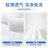 Sábana Desechable de Viaje Funda de Edredón Juego de Cuatro Piezas Portátil Suministros de Hotel Sábana Sucia de Viaje Funda de Edredón Traje Doble