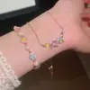 Pulsera Colgante Flor de Trébol con Circonita de Perla Moda para el Trabajo Pulsera Lujo Ligero Joyería Fina de Alta Gama para Mujer Venta al por Mayor