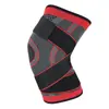 Rodillera Deportiva Ciclismo Baloncesto Correr Tejido Transpirable Manga para Rodilla Correas de Doble Presión Fijación de Menisco Rodillera