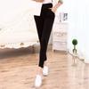 Verão de meia-idade e idosos grande cintura alta fino outer wear Harlan calças cropped femininas casuais pernas largas yoga