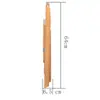 Cadeira dobrável Jiuqiang cadeira de lazer de bambu cadeira com encosto cadeira de bambu cor natural cadeira dobrável com rosto sorridente sem instalação tamanho pequeno