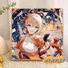 Pintura al Óleo Digital Bidimensional de Fungina de Genshin Impact DIY Pintado a Mano para Colorear Personaje Bidimensional Xiangzhongli Pintura al Óleo Acrílica