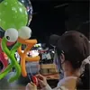 Urso pato coelho impressão infantil cartoon látex fabricantes de balões brinquedos redondos por atacado para empurrar presentes podem ser enviados em nome