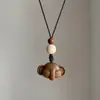 Collar de elefante con cuentas estilo vintage de mediados de siglo, creativo y único, nueva cadena para suéter estilo chino, accesorio moderno y elegante