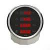Pantalla digital de 85 mm para voltaje, temperatura del agua, presión de aceite y RPM - un instrumento cuatro en uno para uso marino/automotriz, 12V/24V