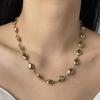 Moda Simple 18k Conservación de Color Acero Inoxidable Geométrico Amor Concha Cruz Mariposa Estrella de Seis Puntas Pulsera Collar Mujeres