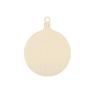Bolas navideñas de madera redondas sin terminar, 8 piezas, para colgar, para manualidades de decoración navideña DIY