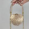 Acessório de Bolsa Transversal Acrílica com Cruz de Strass Dupla Face, Pequena Bolsa de Embreagem, Bolsa Guliang Jiji