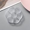 Caja de almacenamiento de joyería para uñas 6 rejillas 12 rejillas caja de tiras 7 rejillas caja flor de ciruelo caja de almacenamiento transparente de pp caja de herramientas para piezas