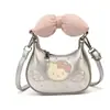 Mini Bolso de Mano con Lazo de Hello Kitty para Mujer Otoño 2026 Nuevo Lindo Bolso de Hombro de Lunares Bolso Cruzado para Mujer