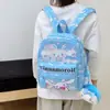 Nuevas Mochilas Escolares de Jardín de Infancia de Kuromi para Niños y Niñas de 3 a 6 Años Mochila Ligera Reductora de Carga Casual Lote Transfronterizo