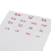 Libro Rojo Popular Mini Plano Forma Especial Diamante Rosa Romántico Corazón de Melocotón Decoración de Uña Plana Torcida Material DIY de Diamante