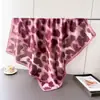 Bufanda grande de alta calidad estilo Maillard imitación seda bufanda de seda estampada estampado de leopardo chal calentador de cuello protección solar pañuelo para la cabeza bufanda para mujer