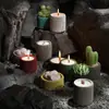Velas Aromáticas Minimalistas Nórdicas con Aroma a Cemento, Velas de Nicho de Alta Gama para Uso en Interiores del Hogar de Larga Duración, Decoraciones con Fragancia para Ayudar a Dormir