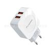 Cargador de pared multi-puerto para CD 2USB cargador de pared para teléfono móvil adaptador de corriente 5v2a cargador de pared regulaciones europeas y americanas venta al por mayor