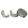 Anillo Fijo Tipo Dividido Niquelado de Acero Eje Óptico Anillo de Bloqueo de Sujeción Circular Casquillo Rodamiento Anillo de Posicionamiento Límite de Apertura