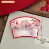 Nova Presilha de Cabelo com Bola de Pelúcia e Franja Estilo Chinês para Meninas, Doce e Festiva, Alto Apelo Estético, Acessório de Cabelo com Atmosfera de Ano Novo