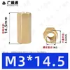 Coluna Hexagonal de Cobre de Passagem Dupla M2.5~M8 Coluna Hexagonal Oca de Passagem Direta Coluna Espaçadora de Suporte para Placa de Circuito Impresso Coluna de Parafuso de Latão