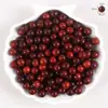 Madeira de Asa de Frango Natural Contas de Bodhi Contas Redondas Pau-Rosa Vermelho Contas Budistas DIY Contas de Mão Pulseira Colar Acessórios de Joias