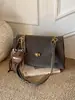 Bolso Grande de Cadena Simple Estilo Nuevo 2026 Transfronterizo para Mujer, Bolso de Hombro Cruzado Vintage, Bolso Tote Versátil de Moda para el Día a Día