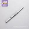 Pinzas para barbacoa de acero inoxidable transfronterizas alargadas antideslizantes resistentes a altas temperaturas clip grado alimenticio para barbacoa japonesa clip para barbacoa coreana