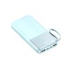 Nuevo Power Bank de Carga Rápida Certificado 3C con Cable, Powerbank de Capacidad Completa, Fuente de Alimentación Móvil para Regalo Personalizado