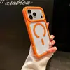 Capa de Celular Magnética 3 em 1, Legal e Estilosa, Adequada para Apple 17Promax, Simples e Moderna para Ins16/12/11