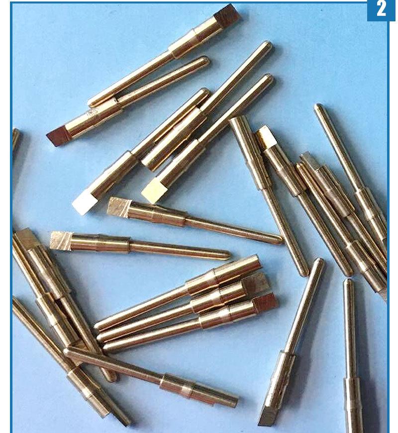 1.0、1.57、2.0插针（滚花、有孔、镀金、防水、焊线）