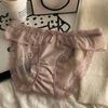 Traceless Ice Silk Lace Calties Mulheres Sexy Novo Algodão Crotch Girls Pure Desire Mulheres Máscara respirável Calças finas