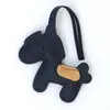 Pingente de Pônei em Couro Pu Huayang Versátil para Bolsa Chaveiro de Carro Fofo Tendência Acessório para Roupas Calças