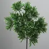 Pino de Bienvenida Bonsái, Ramas de Pino Artificiales, Pino de Belleza, Pino Arhat, Pino Penglai, Pared de Plantas Verdes de Decoración Suave de Ingeniería, Pared de Plantas Verdes