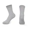 Calcetines Personalizados para Primavera y Otoño, Calcetines de Algodón Transpirables de Malla para Hombre de Media Pantorrilla, Calcetines Blancos de Algodón Puro Absorbentes de Sudor y Resistentes al Olor para Hombre