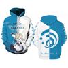 Sudaderas para Hombre y Mujer con Estampado Digital 3D, Originales de Europa y América, para el Otoño e Invierno 2024, del Juego Genshin Impact