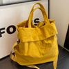 Bolsa de Tela de Nylon para Mujer, Gran Capacidad, Nuevo Bolso Cruzado de Hombro Versátil Otoño e Invierno 2026, Sensación de Alta Gama, Bolso de Mano Tipo Cubo