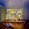 Quadro de Desenho Apagável DIY Infantil Transfronteiriço Luminoso Brinquedo Artesanal Quadro de Escrita Lousa Grande Conjunto de Ornamentos de Halloween