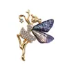 Broche de Aleación Nuevo Elfo de Fantasía Dibujos Animados Alas de Ángel para Mujer, Elegante y con Estilo, Decoración para Abrigo, Anti-Exposición