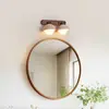 Lámpara de Pared de Piedra de Cueva Amarilla Sin Cableado Lámpara de Pared Ambiental Rotatoria Lámpara de Pared Retro Media Antigua para Dormitorio