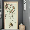 Pegatinas de puerta de dibujos animados, una hoja completa para renovar puertas viejas, adecuadas para habitaciones de estudiantes, baños, armarios y habitaciones; pegatinas decorativas autoadhesivas para decoración de habitaciones de moda