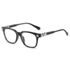 Estilo de venta caliente transfronterizo Krosus Yan marco negro hebilla clásica de herradura montura de gafas para hombre marco grande casual de negocios lujo ligero para mujer