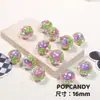 Coleção de Materiais DIY Artesanais de Alta Resistência com Strass Pintados à Mão, Acessórios para Joias, Contas Soltas, Correntes de Celular com Contas, Pingentes de Contas e Designs de Contas em Contas
